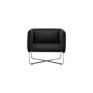 Antracitové křeslo Softline Groove obraz