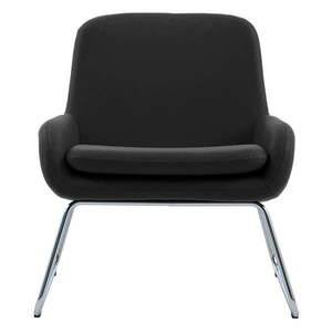 Antracitové křeslo Softline Coco obraz