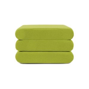 Limetkově zelený rozkládací puf Softline Bingo obraz