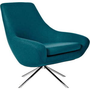 Tyrkysové otočné křeslo Softline Noomi Swivel obraz