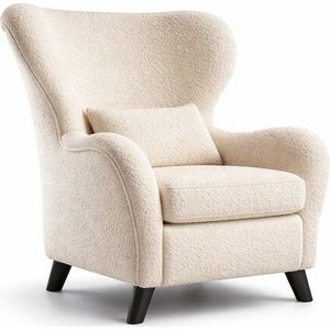 Béžové křeslo ušák Miuform Miuf obraz