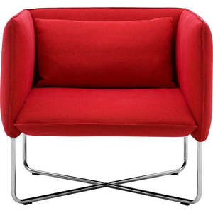Červené křeslo Softline Groove obraz