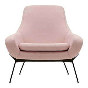 Světle růžové křeslo Softline Noomi obraz