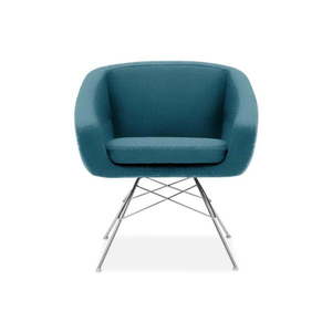 Tyrkysové křeslo Softline Aiko obraz