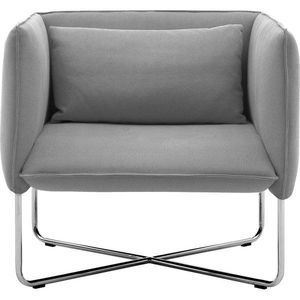 Světle šedé křeslo Softline Groove obraz