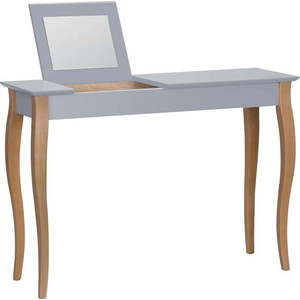Šedý toaletní stolek se zrcadlem Ragaba Dressing Table, délka 105 cm obraz