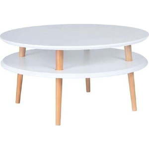 Bílý konferenční stolek Ragaba UFO, Ø 70 cm obraz