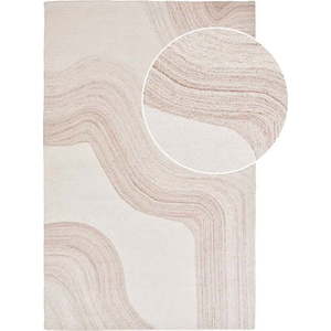 Krémový ručně tkaný vlněný koberec 200x300 cm Surat - II. jakost – House Nordic obraz