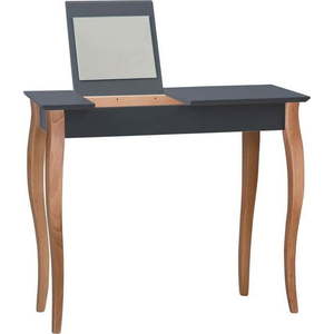Grafitově šedý toaletní stolek se zrcadlem Ragaba Dressing Table, délka 85 cm obraz