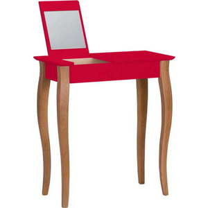 Červený toaletní stolek se zrcadlem Ragaba Lillo, šířka 65 cm obraz