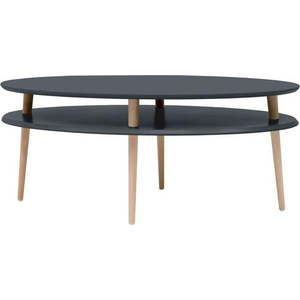 Grafitově šedý konferenční stolek Ragaba OVO obraz