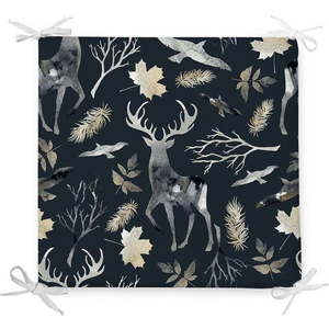 Vánoční podsedák s příměsí bavlny Minimalist Cushion Covers Wild Forest, 42 x 42 cm obraz