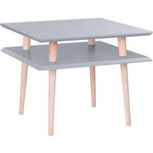 Tmavě šedý konferenční stolek Ragaba Square, 55 x 55 cm obraz