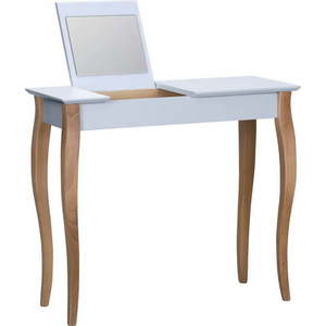 Světle šedý toaletní stolek se zrcadlem Ragaba Dressing Table, délka 85 cm obraz