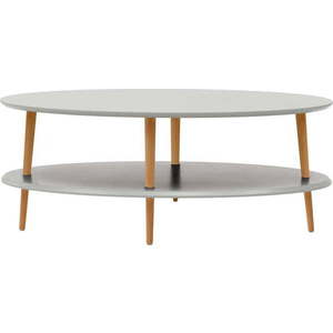 Světle šedý konferenční stolek se sníženou spodní deskou Ragaba OVO obraz