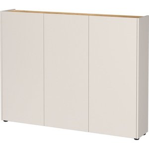 Krémová skříňka v dekoru dubu 138x105x25 cm Libbiano – Germania obraz