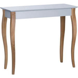 Světle šedý odkládací stolek Ragaba Console, délka 85 cm obraz