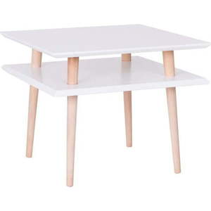 Bílý konferenční stolek Ragaba Square, 55x55 cm obraz