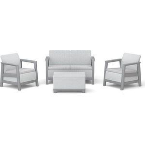 Světle šedý zahradní lounge set pro 4 Scandi Linea – Keter obraz