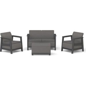 Šedý zahradní lounge set pro 4 Scandi Linea – Keter obraz