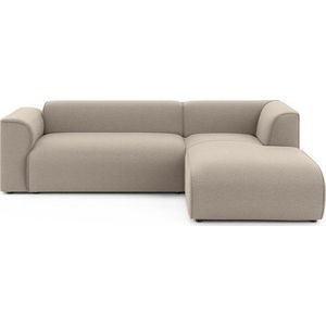 Světle hnědá rohová pohovka (pravý roh/s lenoškou) Merid – Ropez obraz