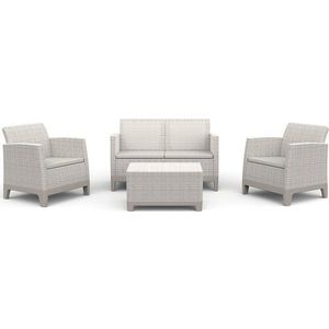 Šedobéžový zahradní lounge set pro 4 Scandi Forma – Keter obraz