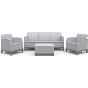 Světle šedý zahradní lounge set pro 5 Scandi Forma – Keter obraz