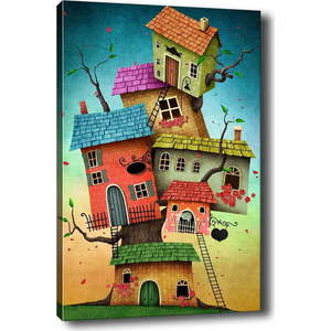 Obraz Tablo Center Tree Houses, 40 x 60 cm obraz