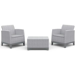 Světle šedý zahradní lounge set pro 2 Scandi Forma – Keter obraz