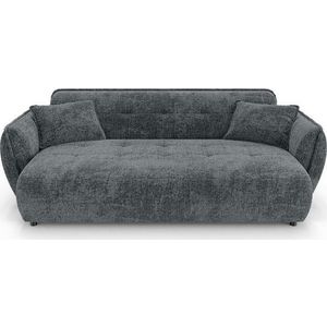 Tmavě šedá žinylková pohovka 250 cm Nelia Big – Ropez obraz