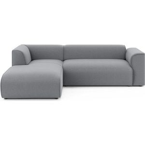 Světle šedá rohová pohovka (levý roh/s lenoškou) Merid – Ropez obraz