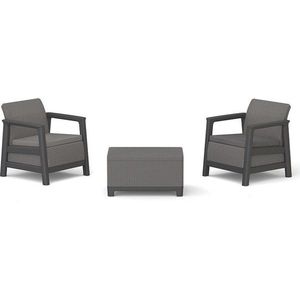 Šedý zahradní lounge set pro 2 Scandi Linea – Keter obraz