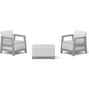 Světle šedý zahradní lounge set pro 2 Scandi Linea – Keter obraz