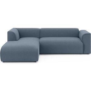 Modrá rohová pohovka (levý roh/s lenoškou) Merid – Ropez obraz