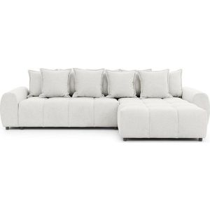 Bílá rohová pohovka (pravý roh/s lenoškou) Albane – Ropez obraz