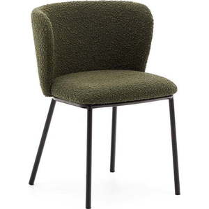 Zelené čalouněné jídelní křeslo Ciselia – Kave Home obraz