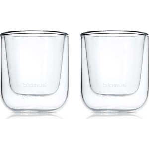 Dvoustěnné sklenice v sadě 2 ks 80 ml Nero – Blomus obraz