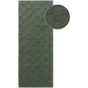 Tmavě zelený ručně tkaný vlněný běhoun 80x200 cm Scala – Villeroy&Boch obraz