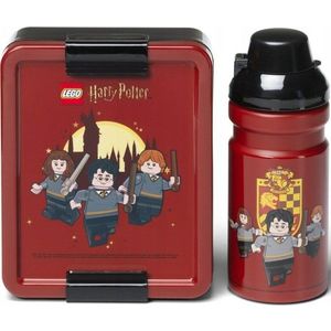 Dětský svačinový box s lahví 2 ks Harry Potter – LEGO® obraz