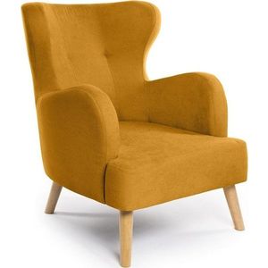 Křeslo ušák v hořčicové barvě Noemye – Bonami Selection obraz