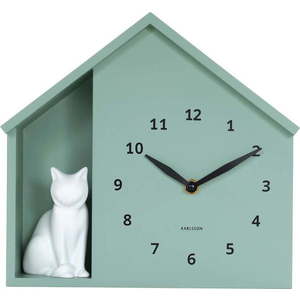 Nástěnné hodiny Sitting Cat – Karlsson obraz