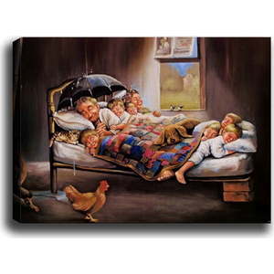Obraz Tablo Center Happy Family, 70 x 50 cm obraz