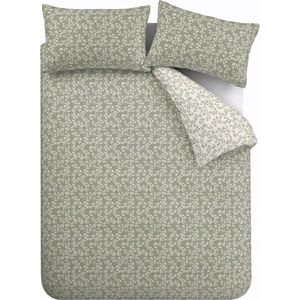 Zelené 3dílné povlečení na dvoulůžko/prodloužené z bavlněného perkálu 230x220 cm Shadow Leaves – Bianca obraz
