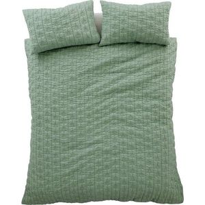 Zelené 3dílné povlečení na dvoulůžko 200x200 cm Tamba Leaf – Pineapple Elephant obraz