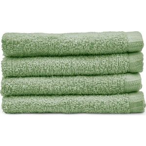 Zelené rychleschnoucí/froté bavlněné ručníky v sadě 4 ks 30x30 cm Quick Dry – Catherine Lansfield obraz