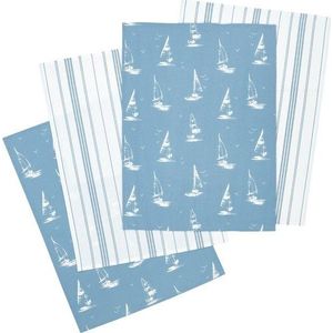 Bavlněné utěrky v sadě 4 ks 50x70 cm Salcombe Boats – Catherine Lansfield obraz