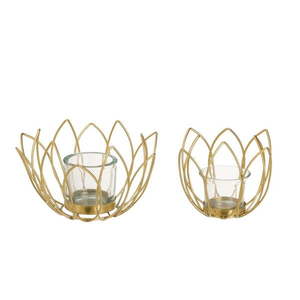 Kovové svícny v sadě 2 ks – Casa Selección obraz