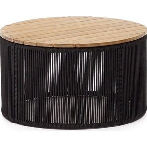 Kulatý zahradní odkládací stolek s deskou z akácie ø 70 cm Dandara – Kave Home obraz