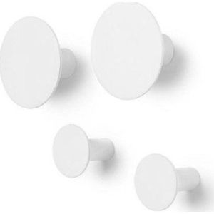 Sada 4 bílých nástěnných háčků Blomus Ponto obraz