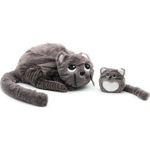 Plyšové hračky v sadě 2 ks Ptipotos Miaou – Les Deglingos obraz